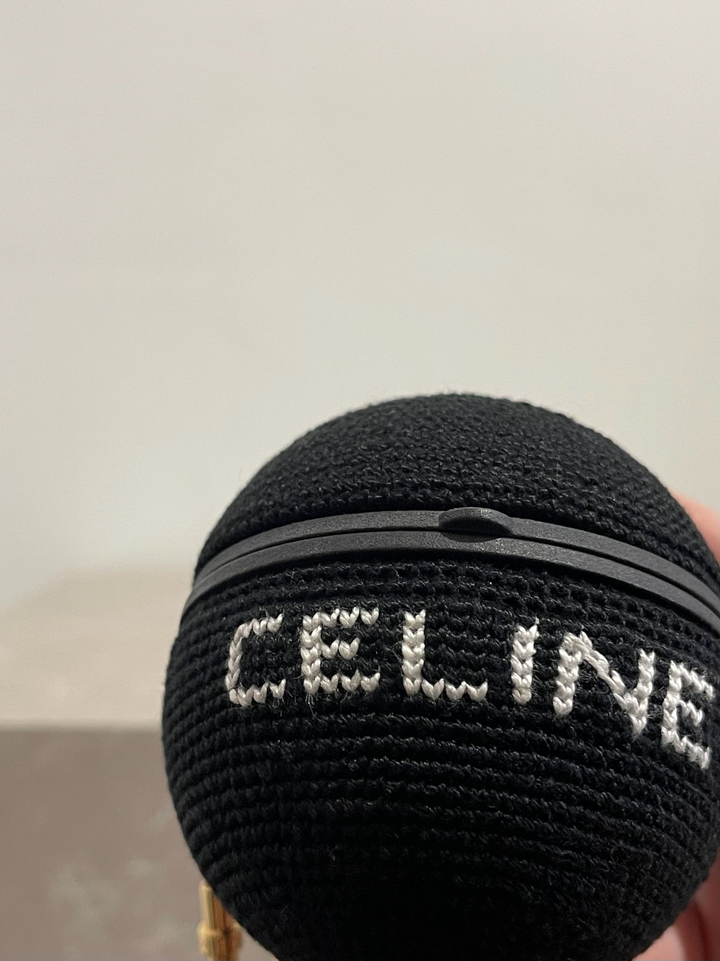 Etui AirPods Celine noir