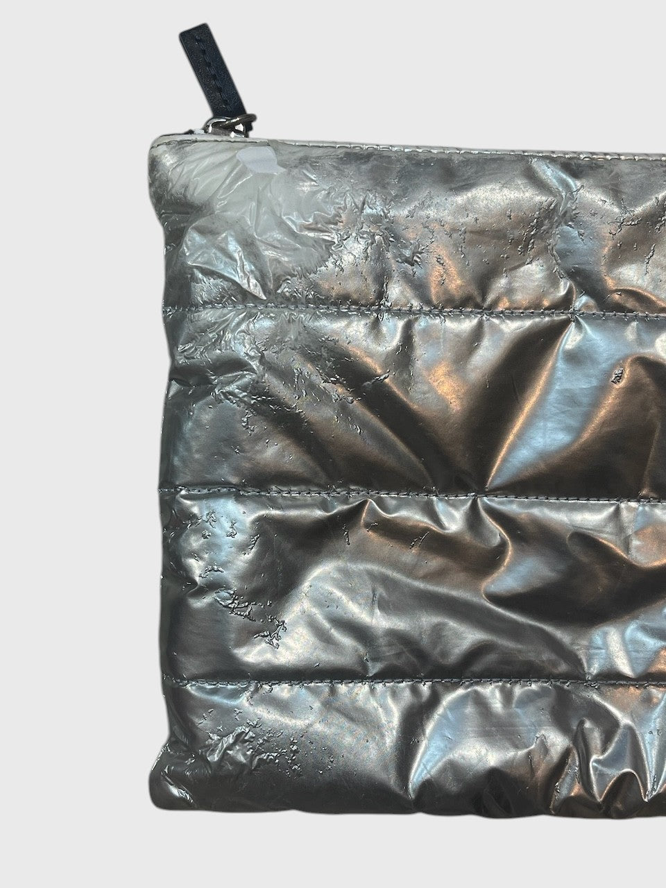 Pochette Chanel argentée