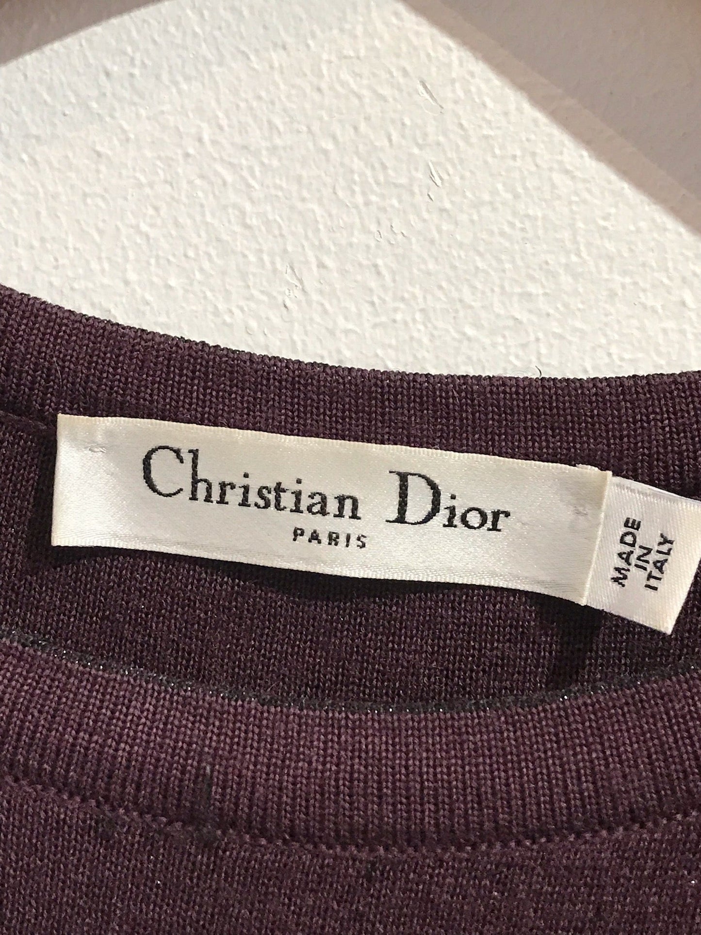 Robe Dior violette T.38