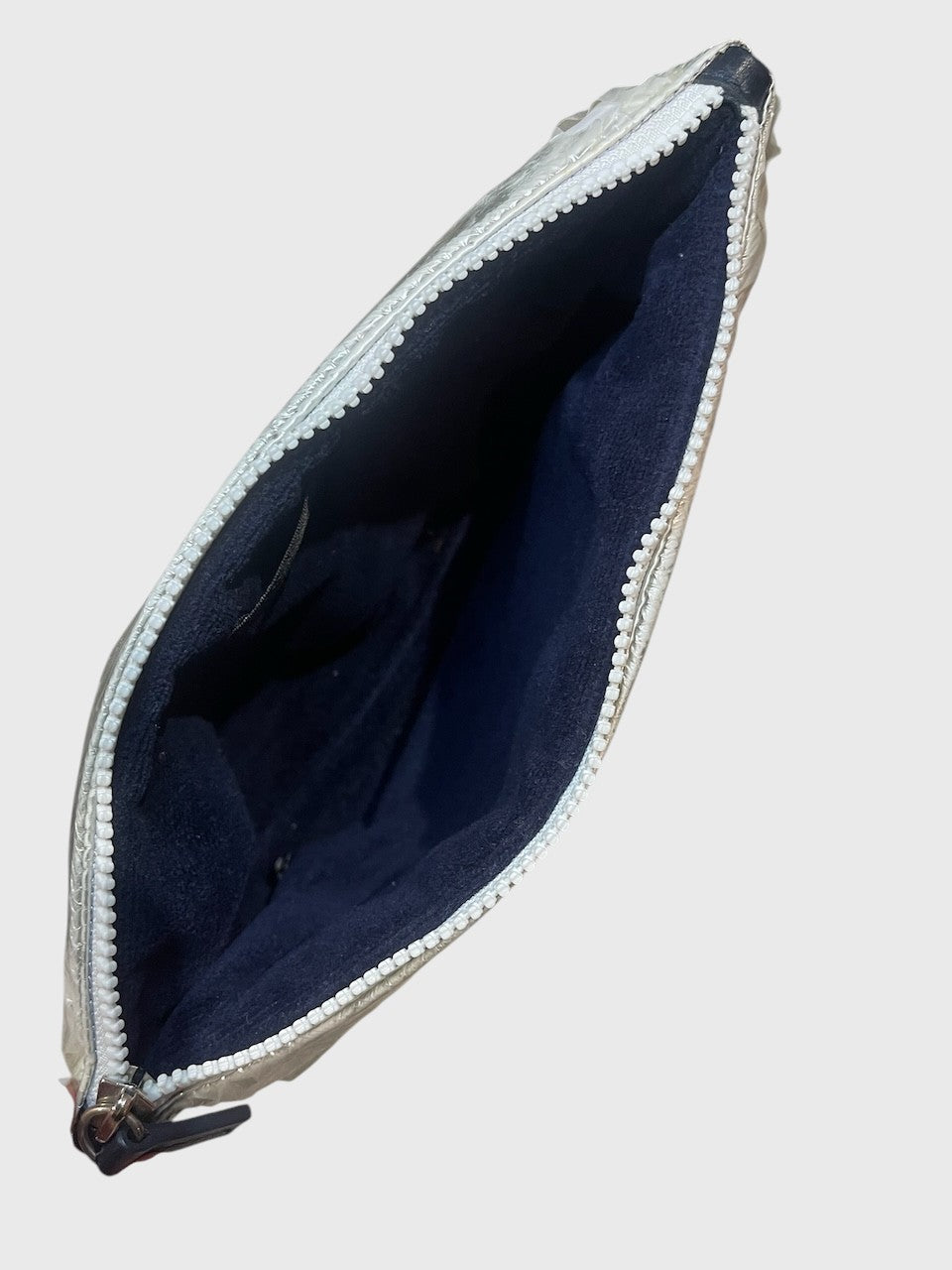 Pochette Chanel argentée