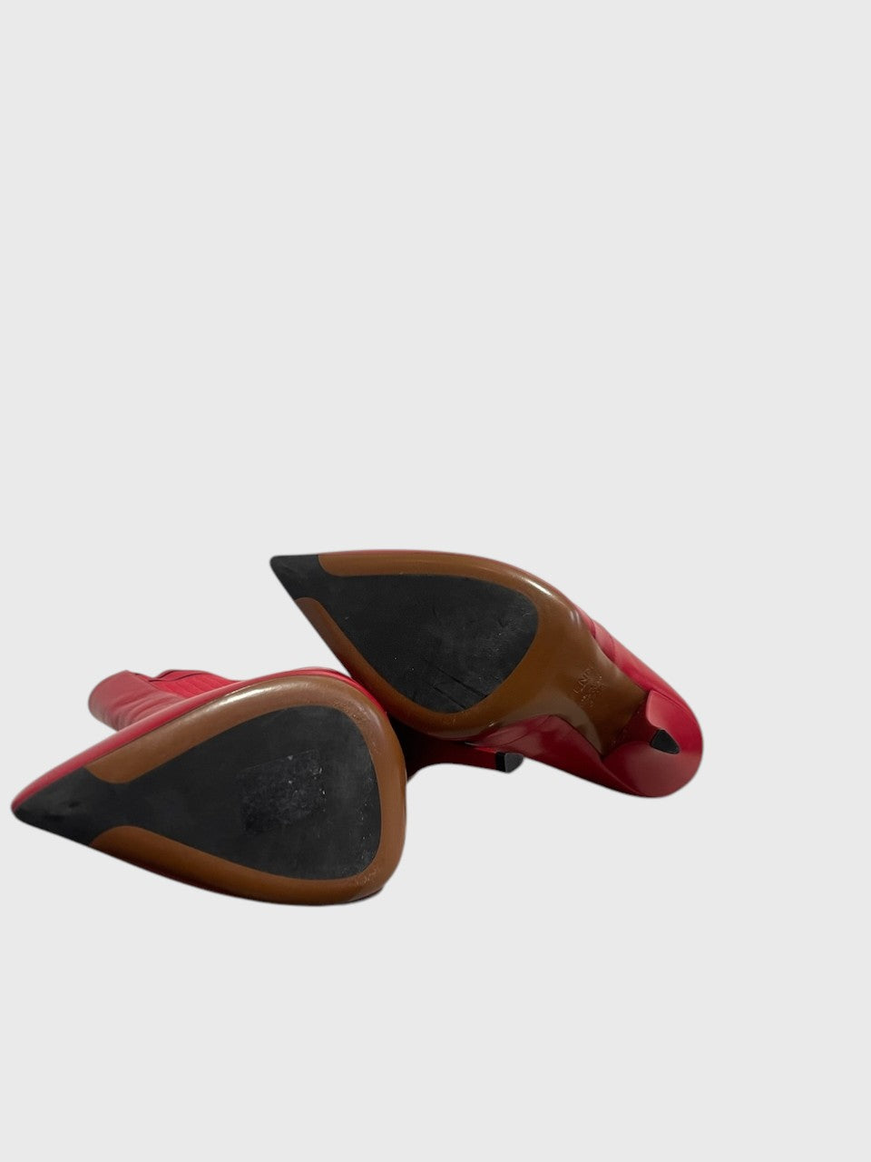 Bottines Fendi rouge T.37,5