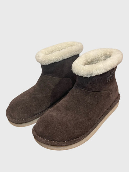 Bottines Miu Miu marron T.38