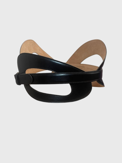 Ceinture Alexander McQueen noire T.85