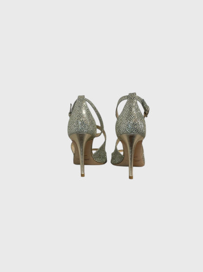 Sandales Jimmy Choo dorées T.38