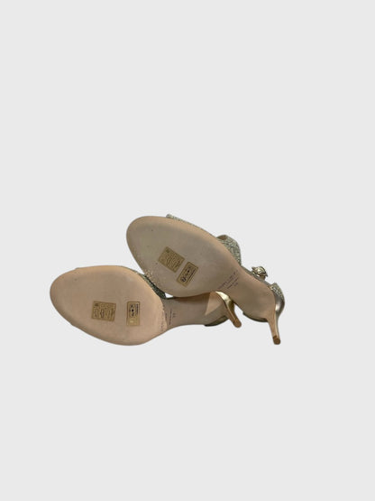 Sandales Jimmy Choo dorées T.38
