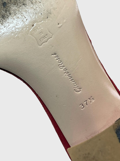 Mules Gianvito Rossi rouge T.37,5