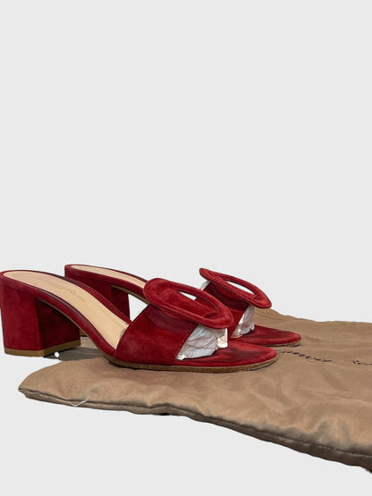 Mules Gianvito Rossi rouge T.37,5