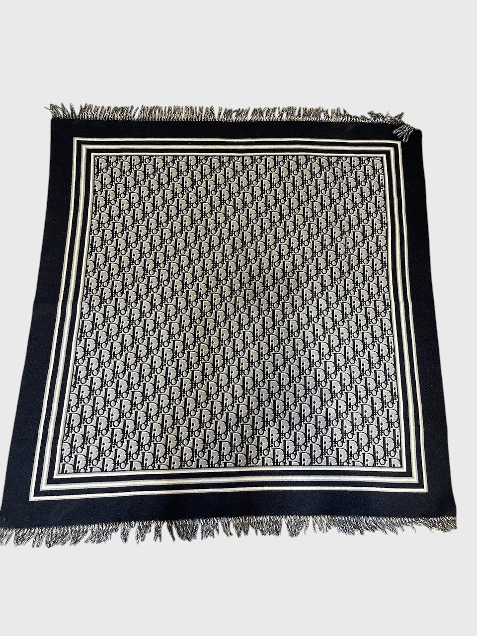 Plaid Dior Oblique bleu