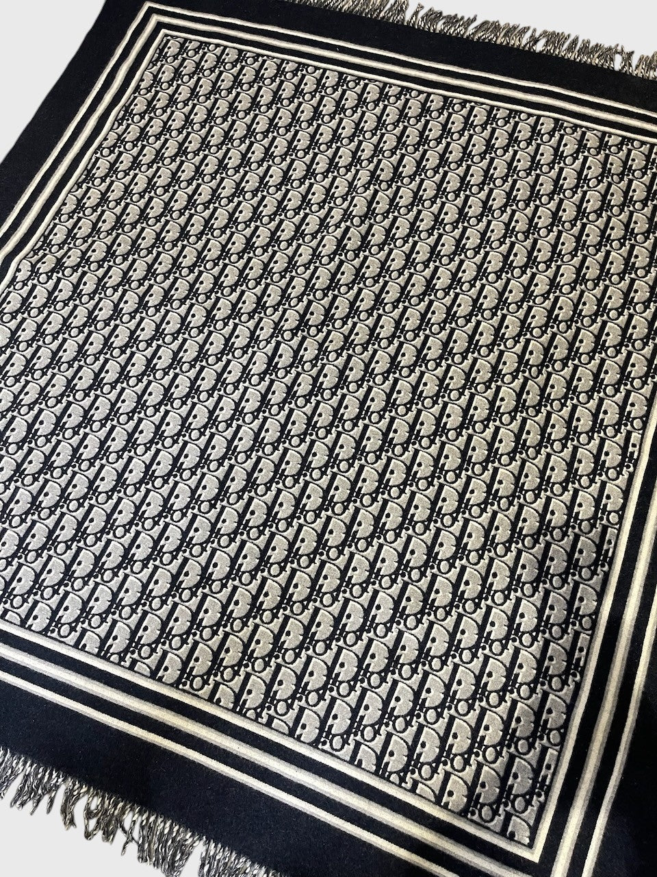 Plaid Dior Oblique bleu