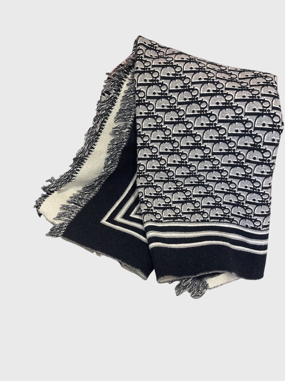 Plaid Dior Oblique bleu
