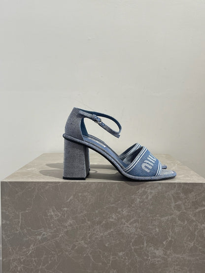 Sandales Miu Miu jeans T.36,5