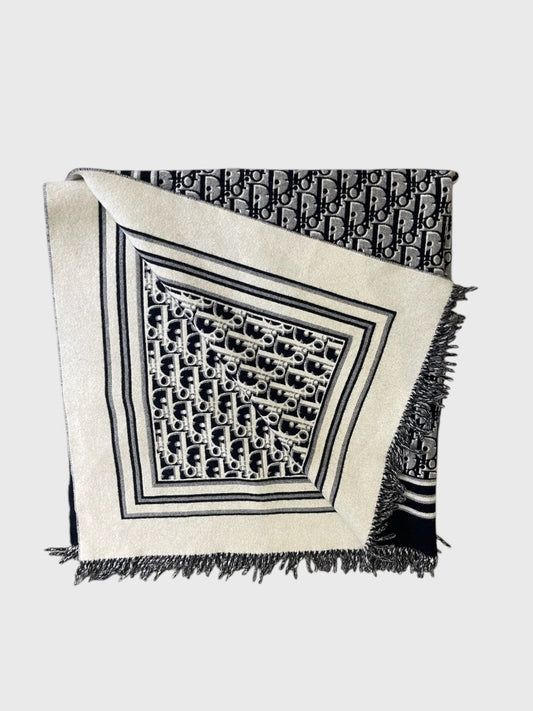 Plaid Dior Oblique bleu