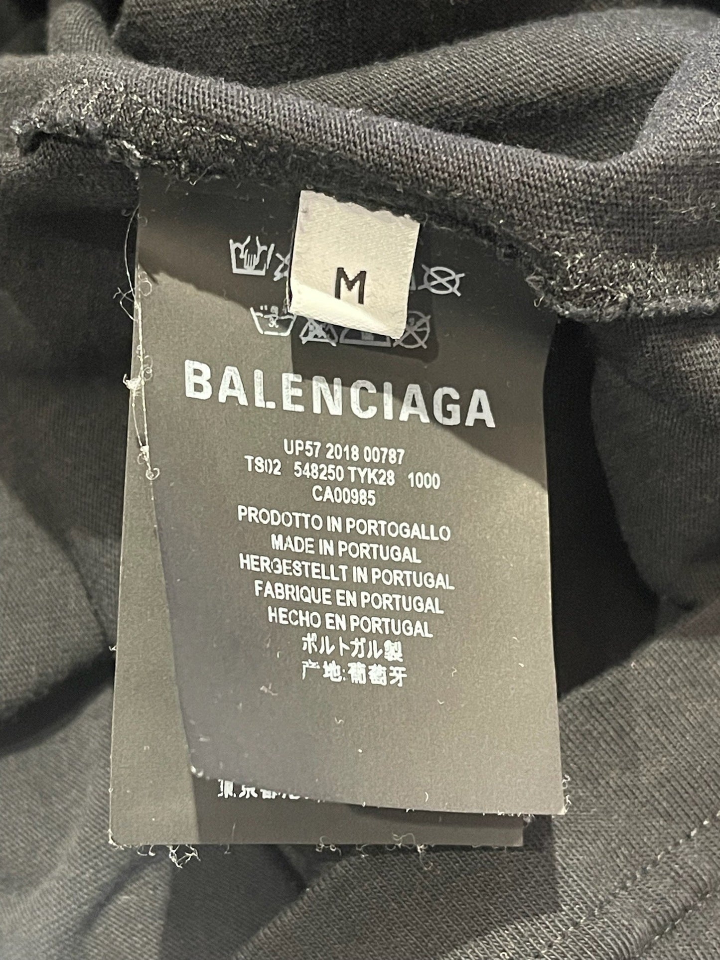 T-shirt Balenciaga noir T.M