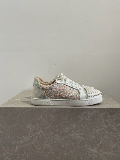 Baskets Christian Louboutin blanches T.35,5