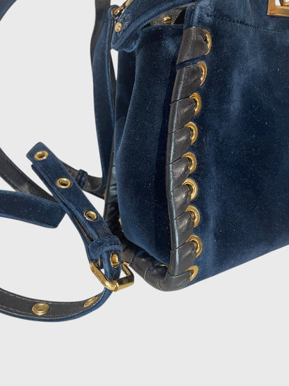 Sac Fendi Peekaboo bleu