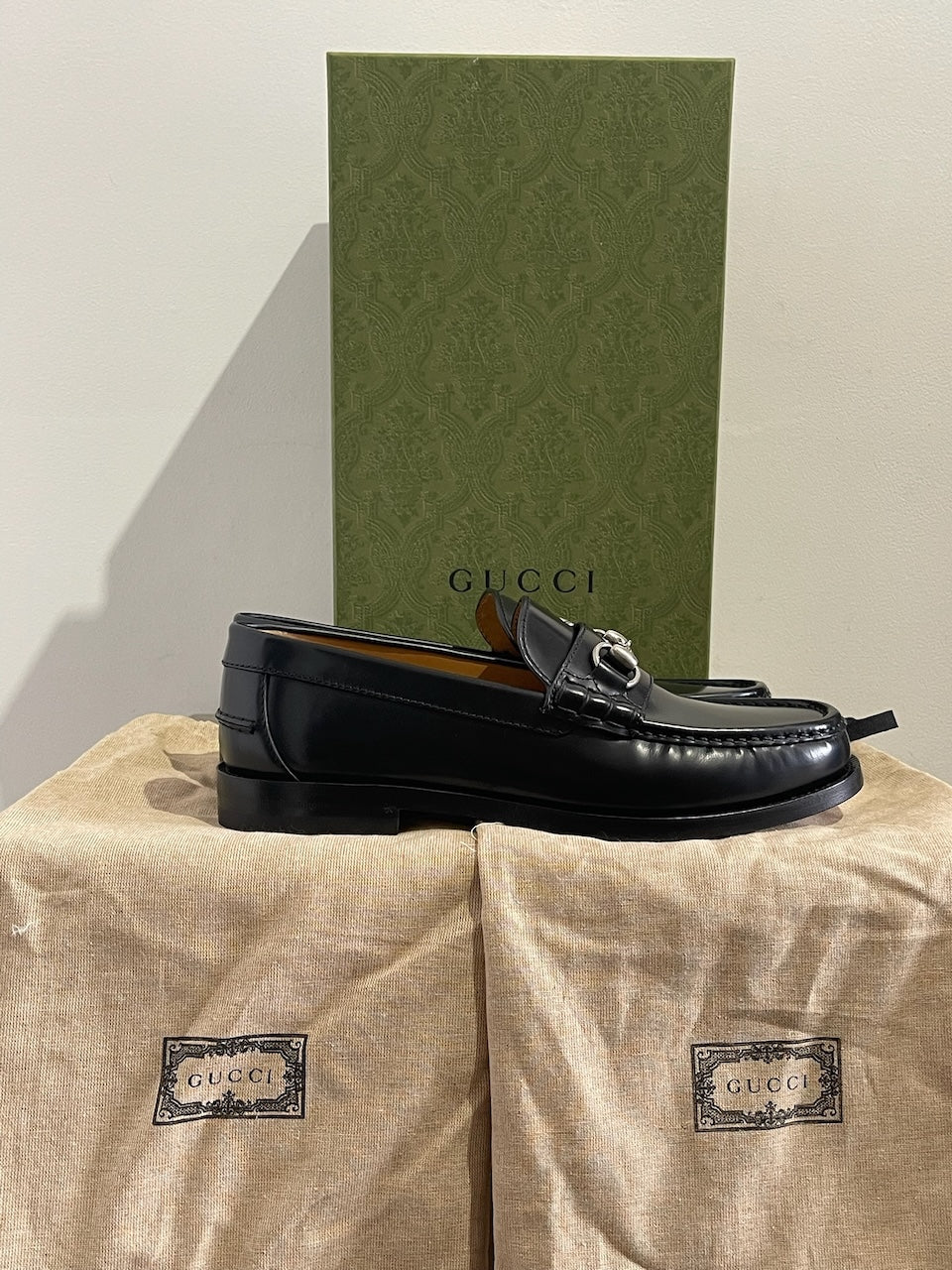 Mocassins Gucci noirs T.41 IT NEUFS