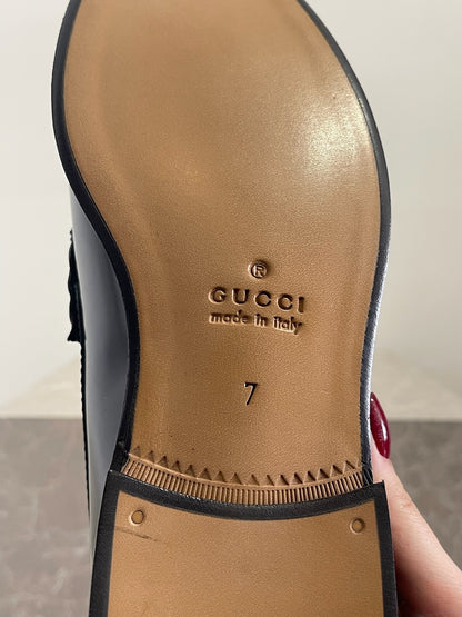 Mocassins Gucci noirs T.41 IT NEUFS