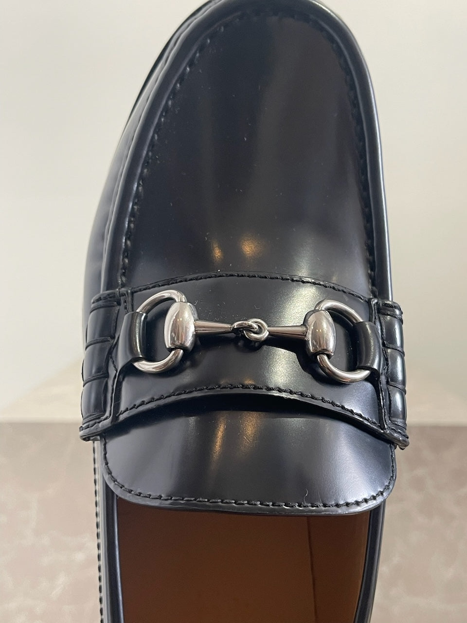 Mocassins Gucci noirs T.41 IT NEUFS