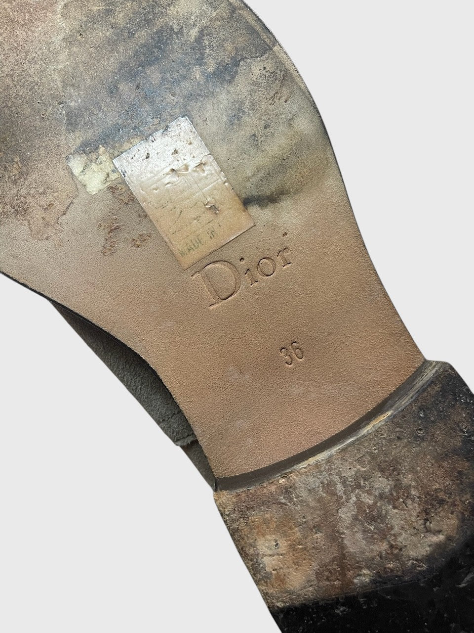 Bottes Dior beige T.36