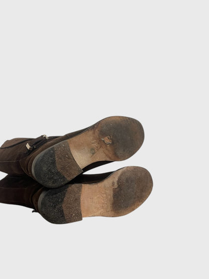 Bottes Dior marron T.36,5