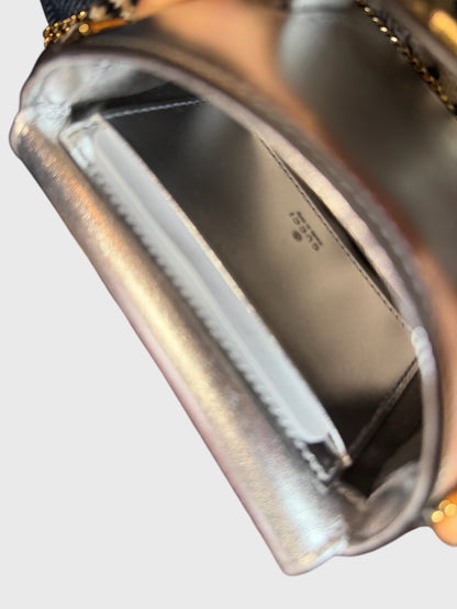 Sac Gucci Horsebit 1955 Nano argenté