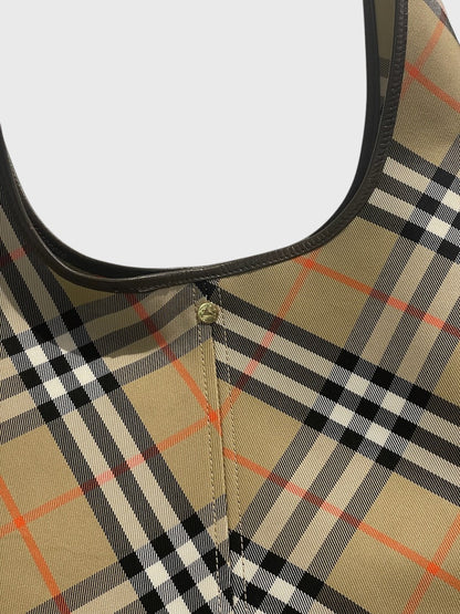 Sac Burberry Hobo à carreaux