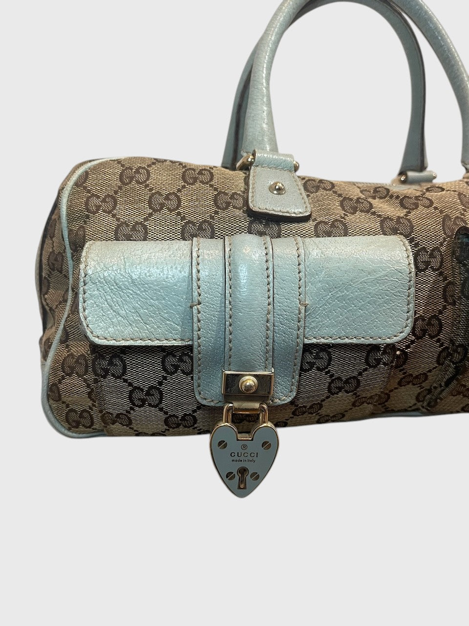Sac Gucci toile Lock Heart