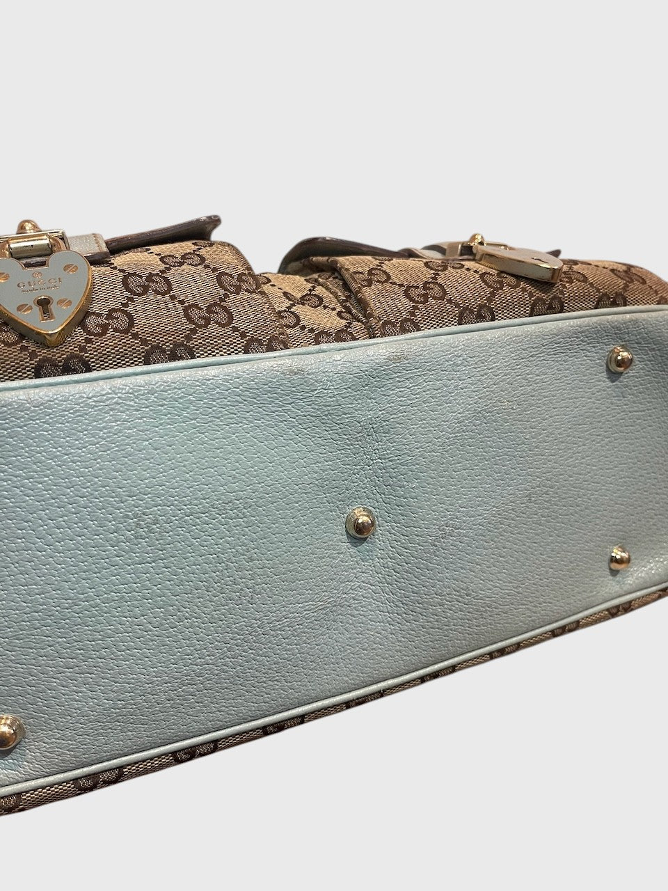 Sac Gucci toile Lock Heart