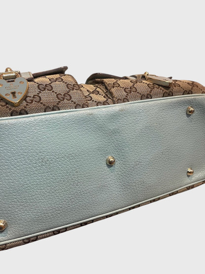 Sac Gucci toile Lock Heart