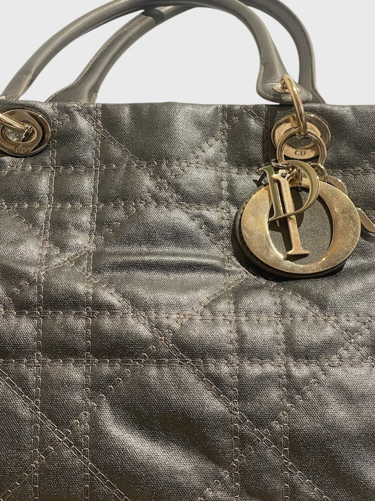 Sac Dior Lady Soft gris