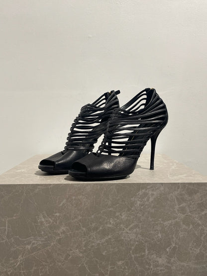 Sandales Gucci noires T.39.5