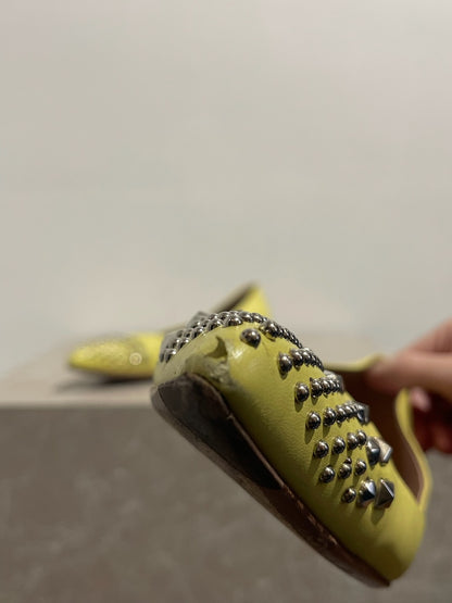 Ballerines Gucci jaune T.39,5