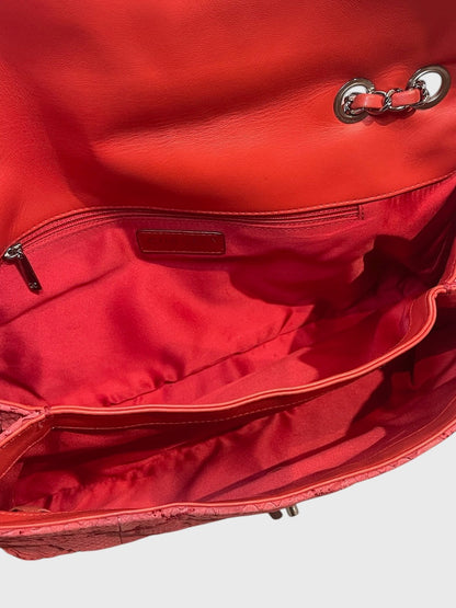 Sac Chanel python rouge