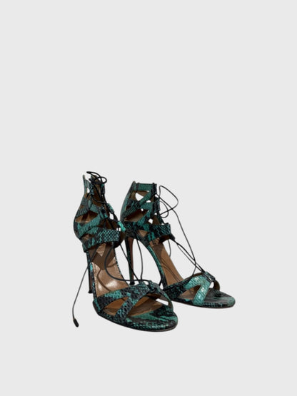 Sandales Aquazzura vertes T.38