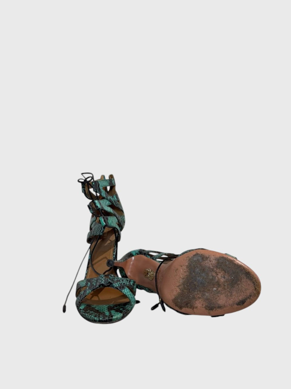 Sandales Aquazzura vertes T.38