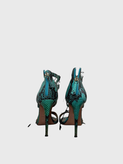 Sandales Aquazzura vertes T.38