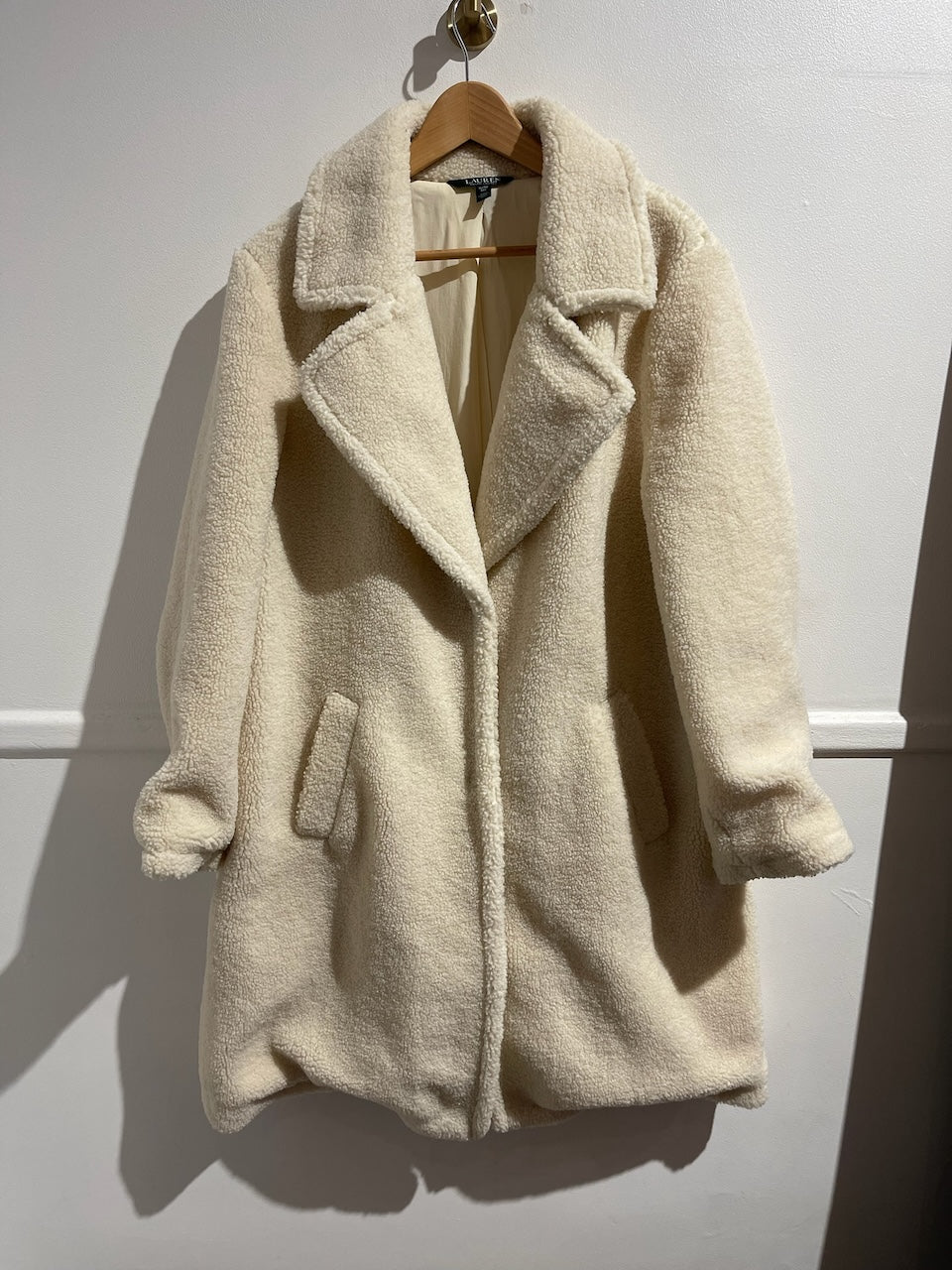 Manteau Ralph Lauren blanc T.XL