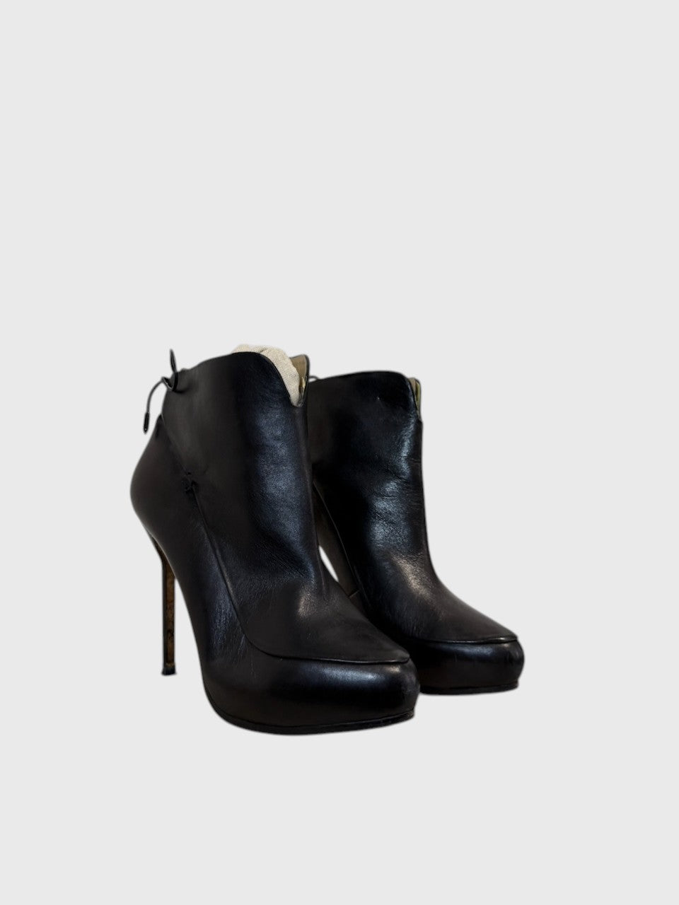 Bottines Aquazzura noires T.38,5