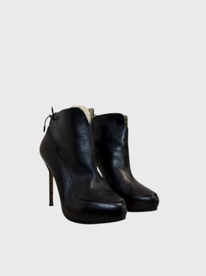 Bottines Aquazzura noires T.38,5