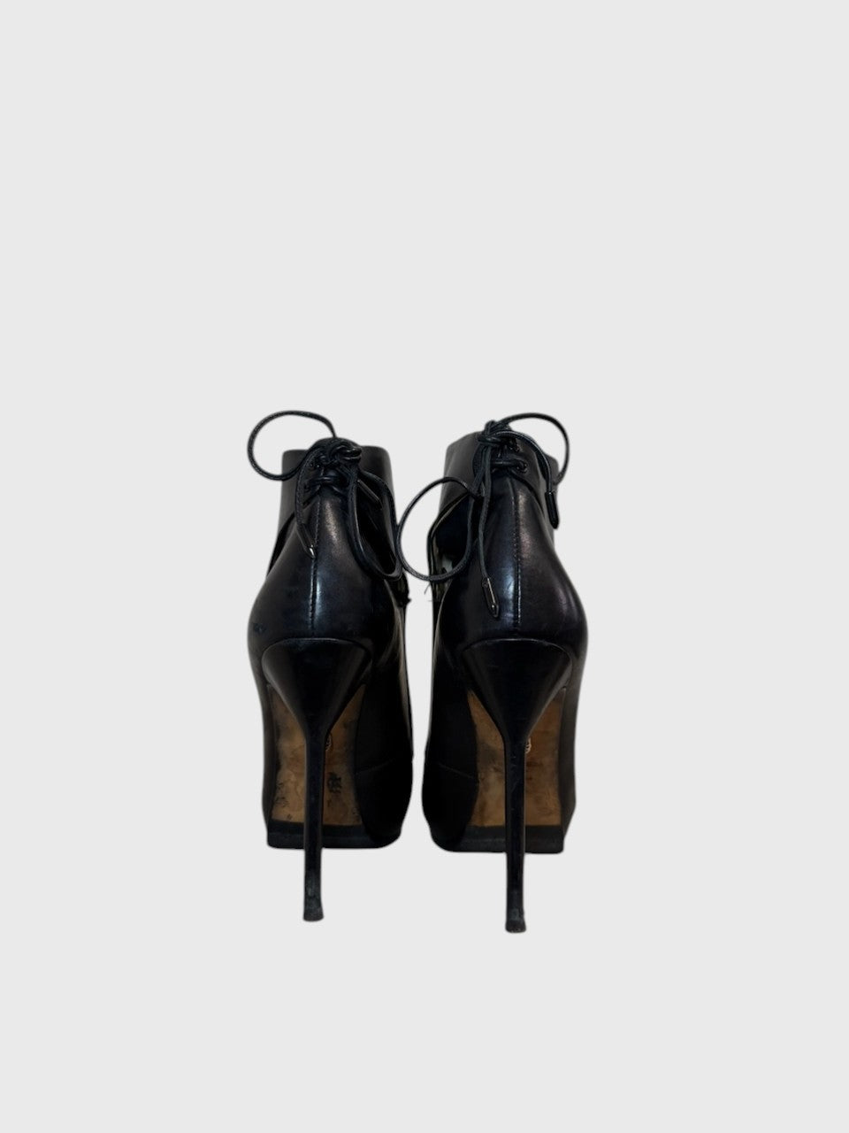 Bottines Aquazzura noires T.38,5