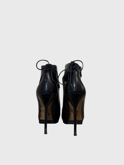 Bottines Aquazzura noires T.38,5