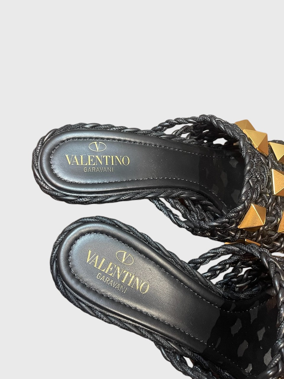 Mules Valentino noires T.39
