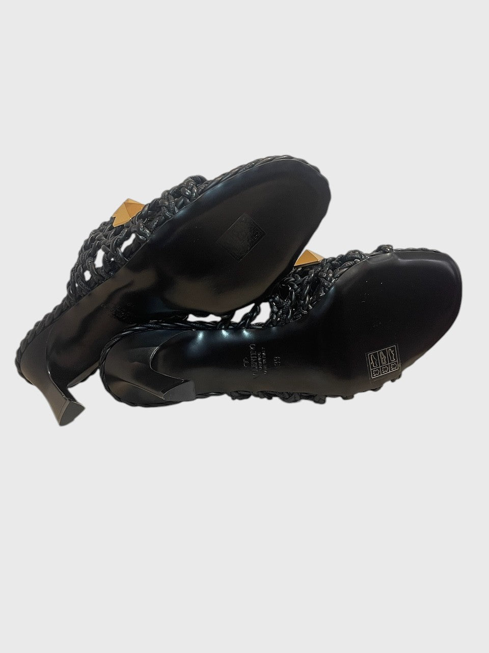 Mules Valentino noires T.39