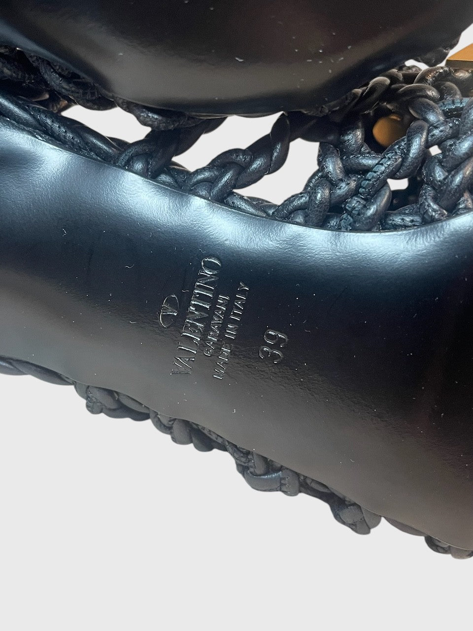 Mules Valentino noires T.39