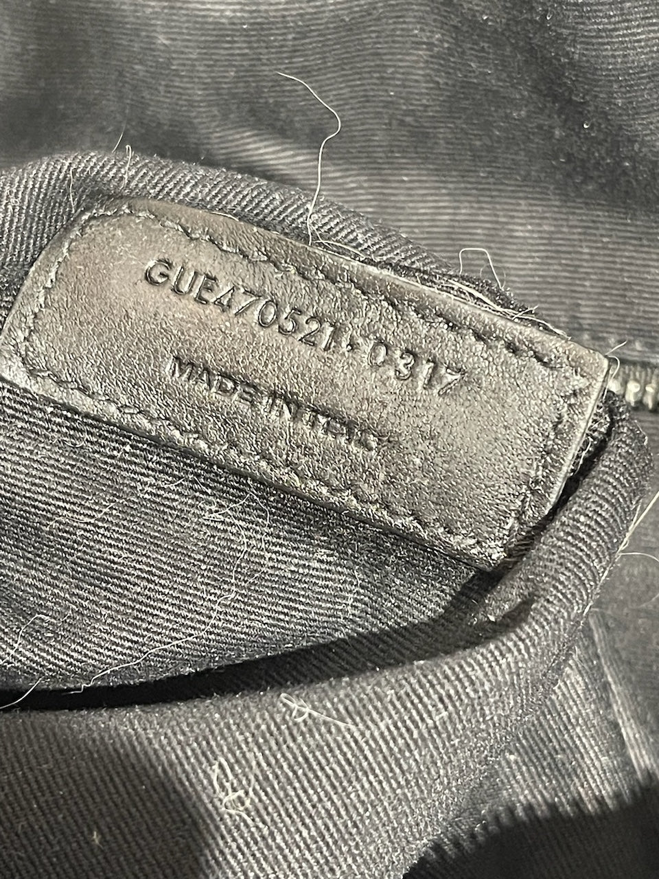 Sac Saint Laurent noir