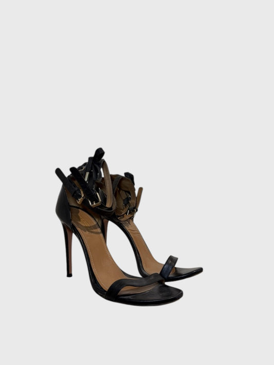 Sandales Aquazzura noires T.38