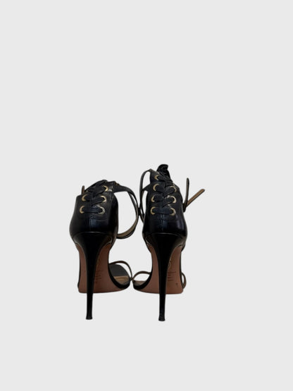 Sandales Aquazzura noires T.38