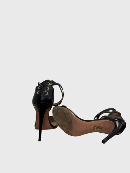 Sandales Aquazzura noires T.38