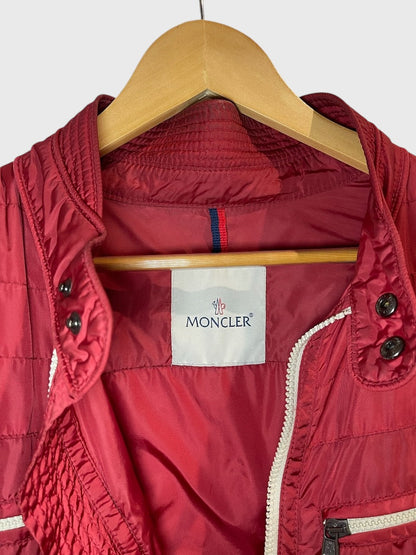 Veste Moncler rouge T.5