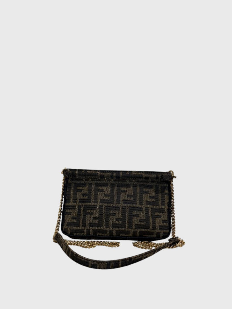 Sac Fendi Baguette FF marron